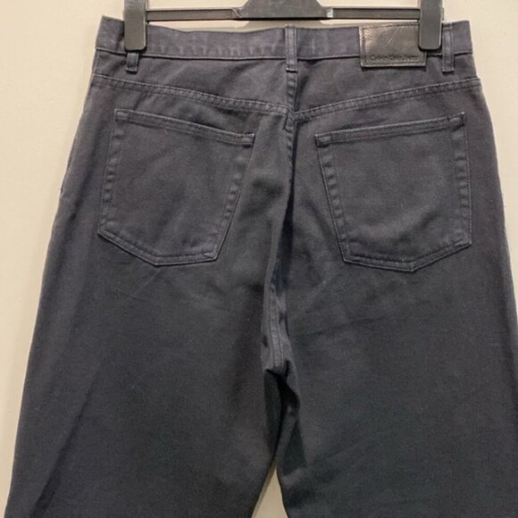 Calvin Klein Black Straight Leg Jeans Size 34 - Picture 8 of 14